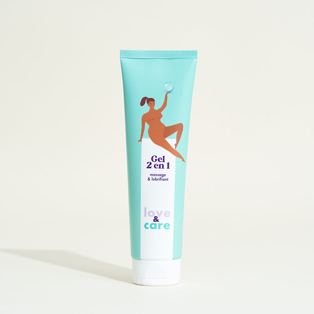 Le gel 2 en 1 massage et lubrifiant