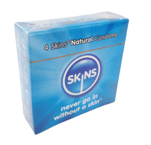 Préservatifs Skins par 4 Par 4 - Naturel