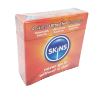 Préservatifs Skins par 4 Par 4 - Extra fins